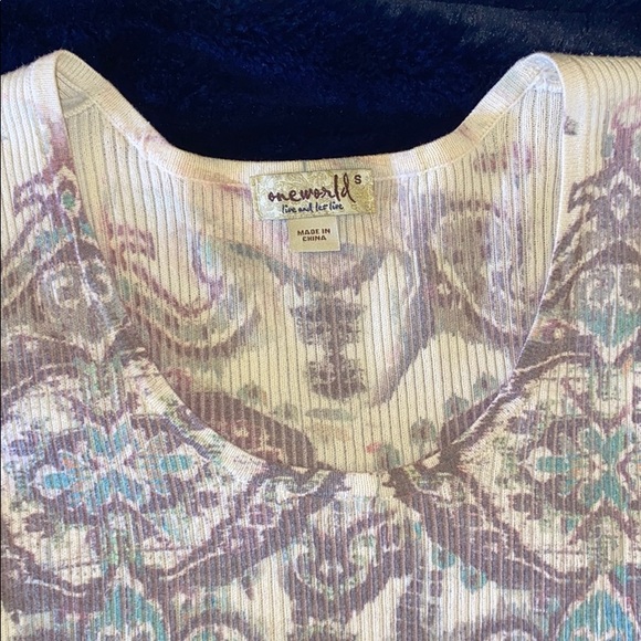 πππONE WORLD BRAND. LONG SLEEVE. FITTED BUST.LONG FIT - Picture 3 of 9